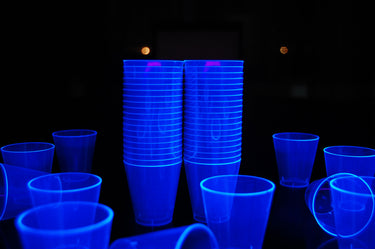 2 Ounce 50ct Neon UV Blacklight Reactive Glow Party Shot Glasses